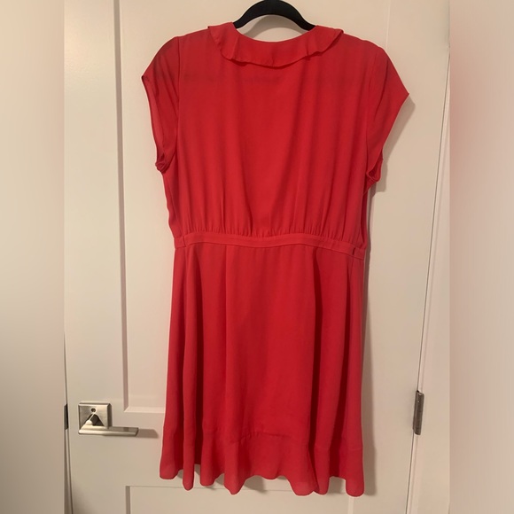 Aritzia Sunday Best Savoy Dress Bright Pink - Picture 3 of 6